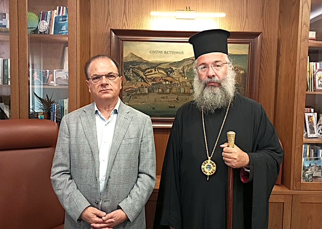 Στο πλευρό του Δήμου Ρεθύμνης ο Σεβ. Μητροπολίτης Ρεθύμνης και Αυλοποτάμου κ. Πρόδρομος: «Καμία πράξη βίας δεν δικαιολογείται»